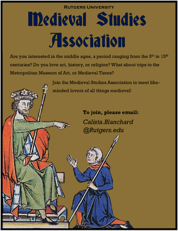 Medieval Studies Association Flyer